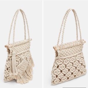 Zara rope bag. NWOT